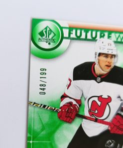 Šimon Nemec (New Jersey Devils, Slovensko) – RC – Future Watch Green Limited – 2023-24 SP Authentic #48/199 – Obrázok 2