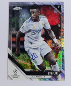 Vini Jr. (Real Madrid, Brazília) – Silver Mini-Diamond Refractor – 2021-22 Topps Chrome UEFA Champions League #156/275