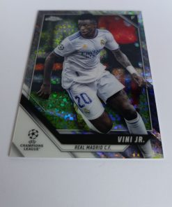 Vini Jr. (Real Madrid, Brazília) – Silver Mini-Diamond Refractor – 2021-22 Topps Chrome UEFA Champions League #156/275 – Obrázok 2