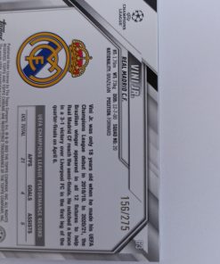 Vini Jr. (Real Madrid, Brazília) – Silver Mini-Diamond Refractor – 2021-22 Topps Chrome UEFA Champions League #156/275 – Obrázok 4