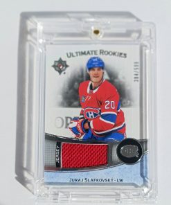 Juraj Slafkovský (Montreal Canadiens, Slovensko) – RC Jersey – Ultimate Rookies – 2022-23 Upper Deck Ultimate Collection #384/599 – Obrázok 6