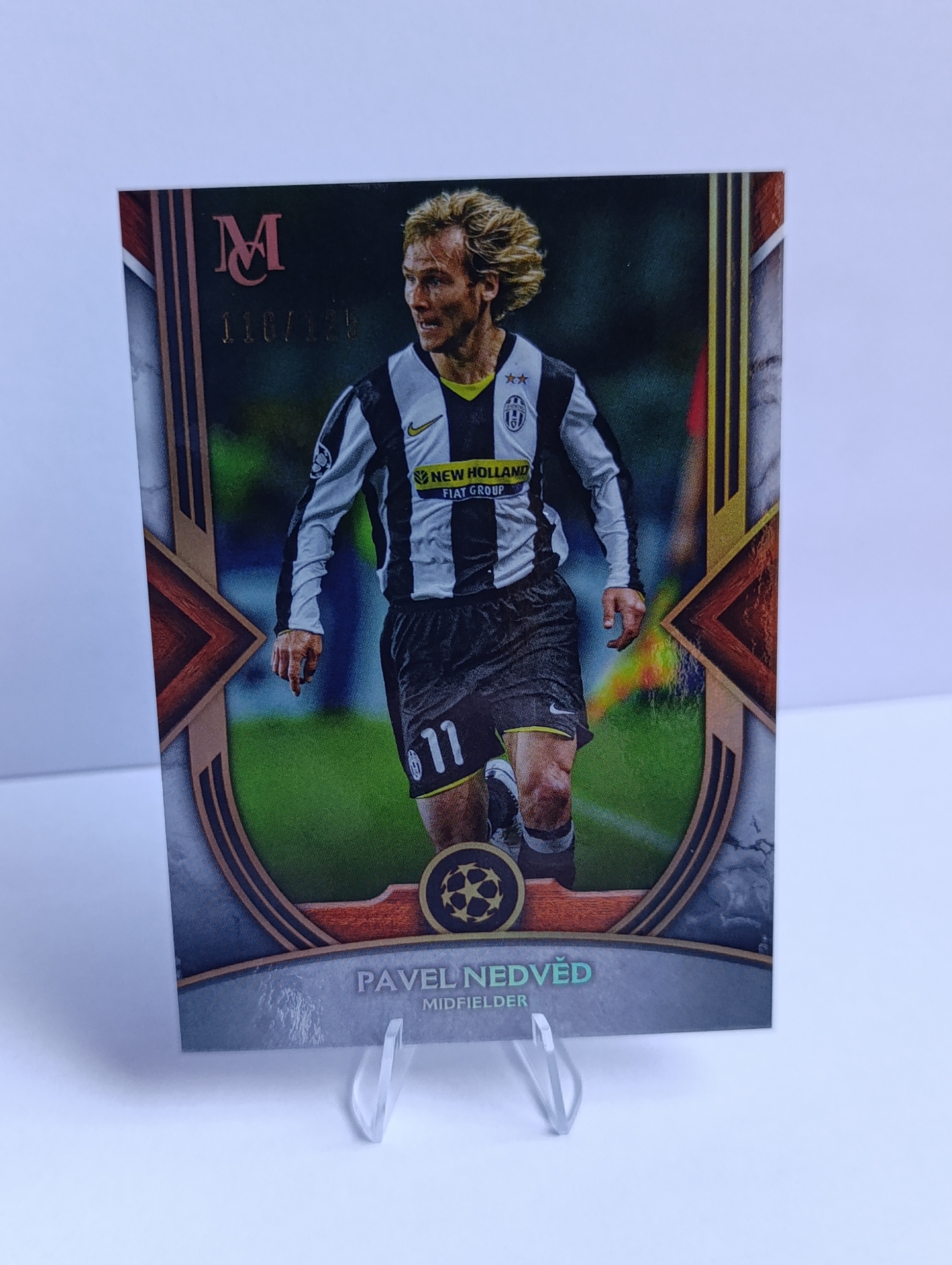 Pavel Nedvěd (Juventus, Česko) – Copper – 2022-23 Topps Museum Collection UEFA Champions League #118/125 – Obrázok 5