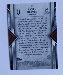 Pavel Nedvěd (Juventus, Česko) – Copper – 2022-23 Topps Museum Collection UEFA Champions League #118/125 – Obrázok 4