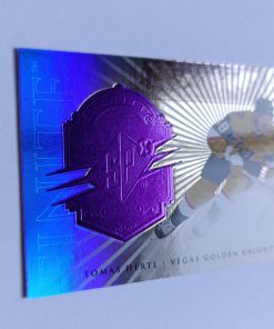 Tomáš Hertl (Vegas Golden Knights, Česko) – Finite Purple – 2024-25 SPx #68/99 – Obrázok 2