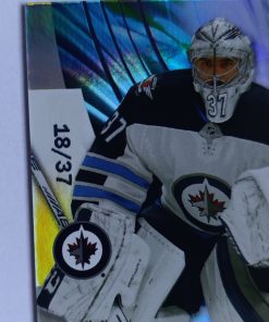 Connor Hellebuyck (Winnipeg Jets, USA) – 2020-21 Upper Deck SP Game Used #18/37 – Obrázok 2