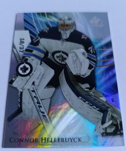 Connor Hellebuyck (Winnipeg Jets, USA) – 2020-21 Upper Deck SP Game Used #18/37 – Obrázok 3