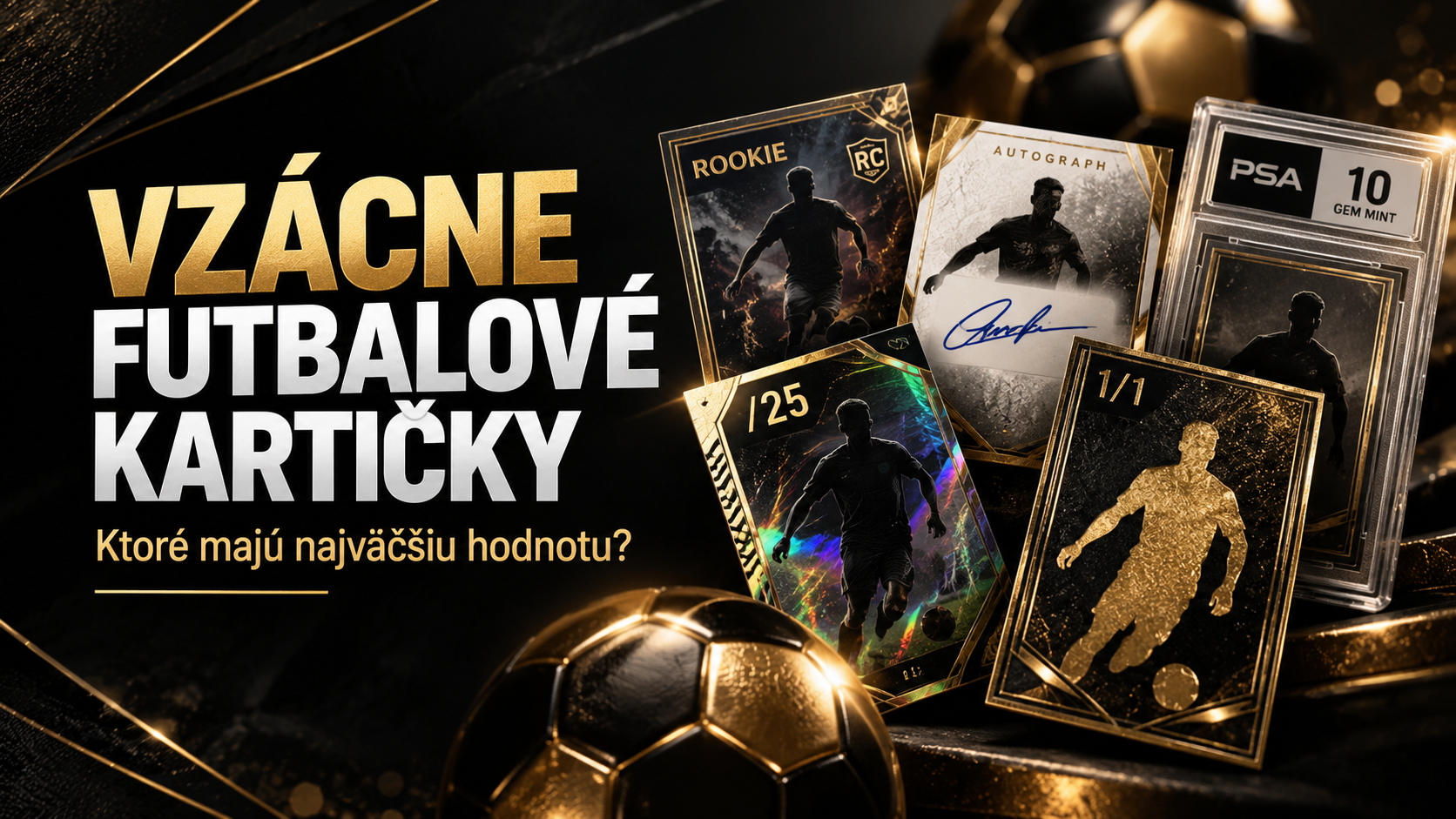 Vzácne futbalové kartičky – ktoré majú najväčšiu hodnotu