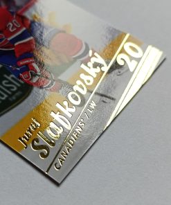 Juraj Slafkovský (Montreal Canadiens, Slovensko) – 2025-26 Upper Deck Fleer Ultra Gold #6/250 – Obrázok 3