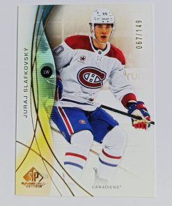 Juraj Slafkovský (Montreal Canadiens, Slovensko) – 2024-25 Upper Deck SP Game Used Gold #67/149