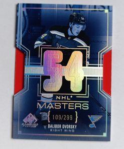 Dalibor Dvorský (St. Louis Blues, Slovensko) – 2025-26 Upper Deck SP Game Used NHL Masters #109/299