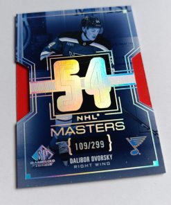 Dalibor Dvorský (St. Louis Blues, Slovensko) – 2025-26 Upper Deck SP Game Used NHL Masters #109/299 – Obrázok 2