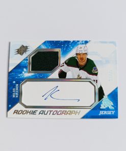 Miloš Kelemen (Arizona Coyotes, Slovensko) – 2023-24 SPx Rookie Auto Jersey Spectrum #23/65