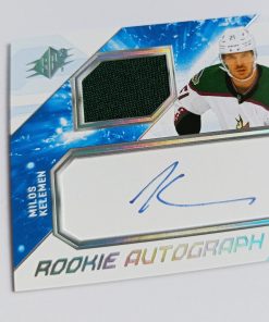 Miloš Kelemen (Arizona Coyotes, Slovensko) – 2023-24 SPx Rookie Auto Jersey Spectrum #23/65 – Obrázok 3
